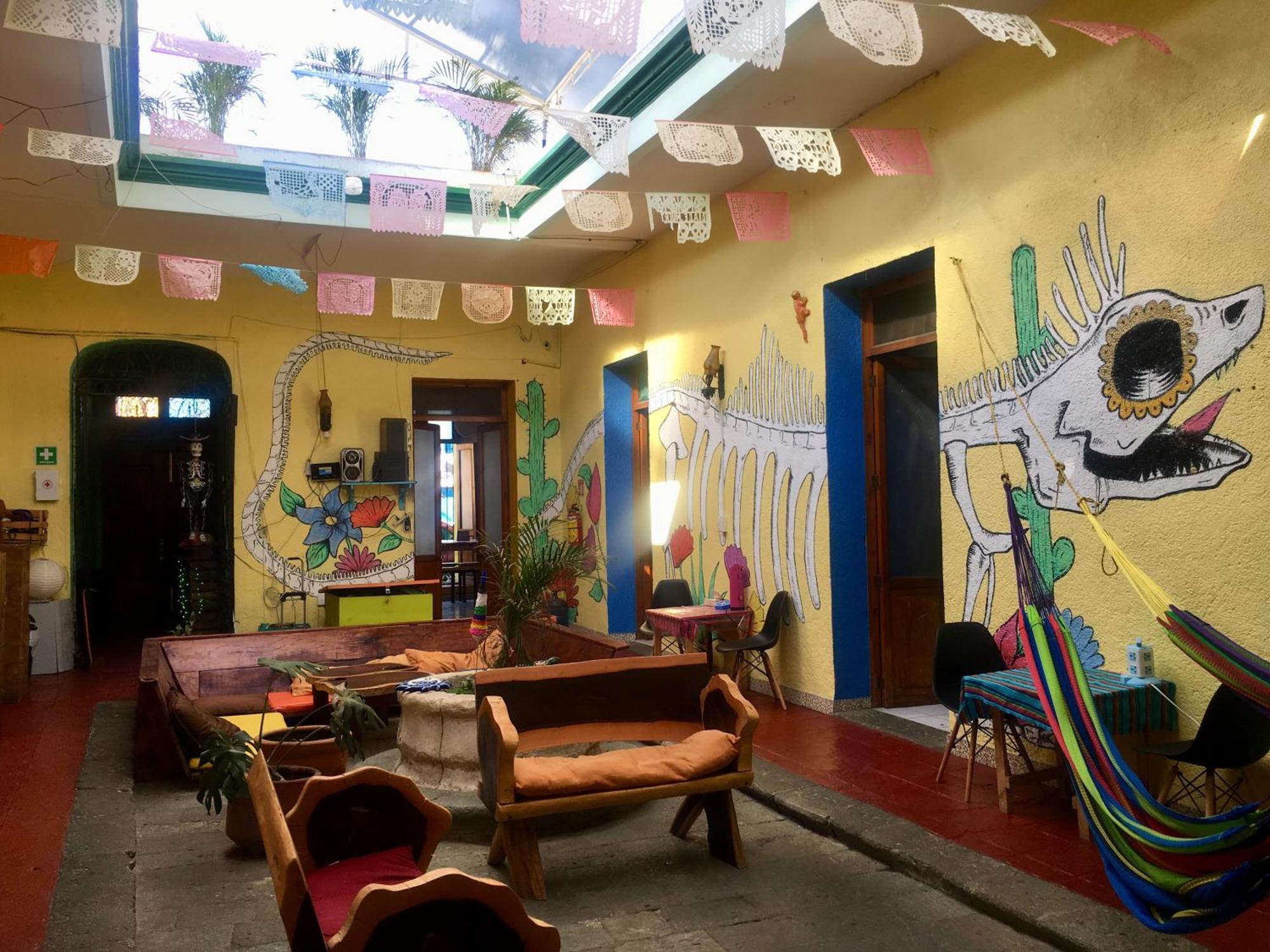 Iguana Hostel Oaxaca מראה חיצוני תמונה